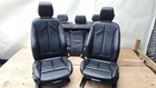 12-18 BMW F30 335Xi M Sport Seat Seats Heated Set Front & Rear Black Leather OEM