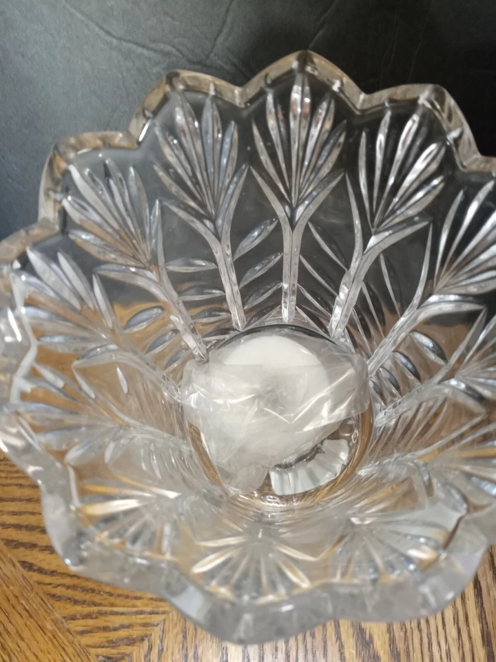 Crystal Candle Holder Hurricane 7.5'' By Fifth Avenue - Image 2 of 4