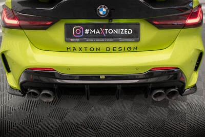 MAXTONDESIGN Attacco posteriore diffusore V.3 adatto per BMW Serie 1 F40 pacchetto M/M135i doppio scarico li