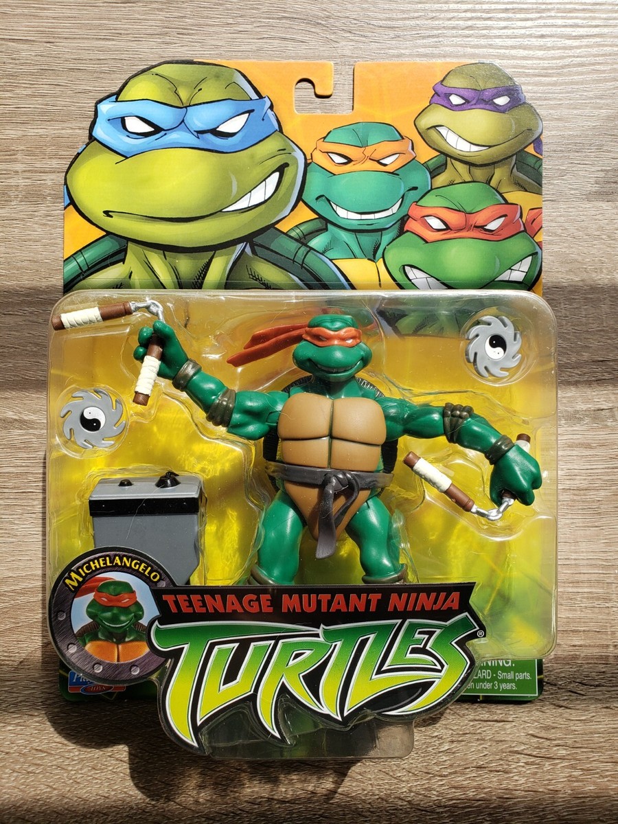 SEALED! Playmates Teenage Mutant Ninja Turtles 2003 Retro Reissue
