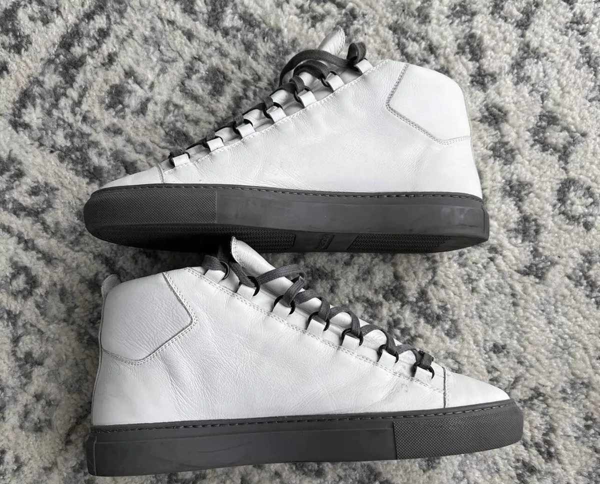 Balenciaga Arena High White Gray - Men's Size 41, Box | eBay