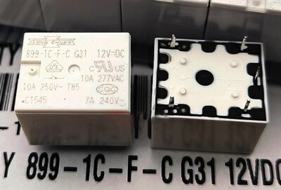 1Pce 899-1C-F-C G31 12VDC 10A  General Purpose Relay 5Pins