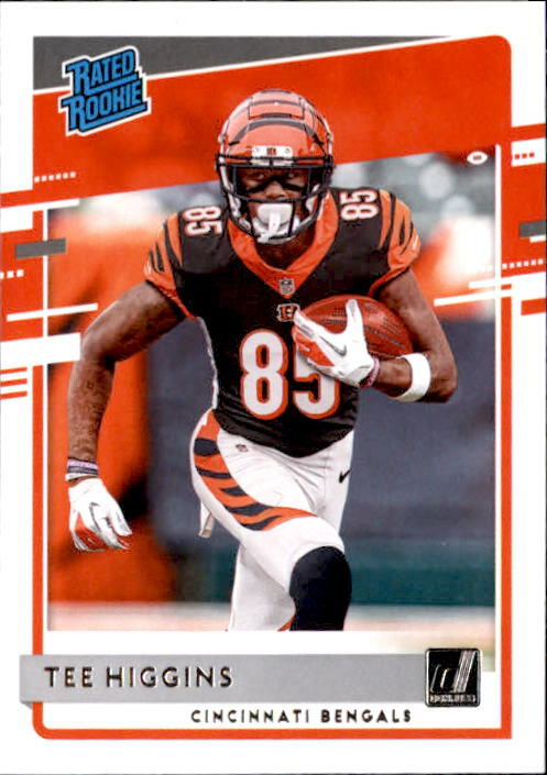 Tee Higgins 2020 Donruss Rated Rookie Card #310