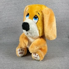 Rare 1980 Mighty Star Sad Cute Begging 12" Puppy Dog Made in Korea