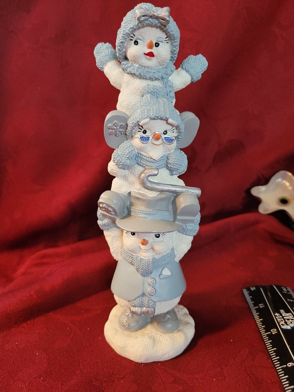 ENCORE SNOW BUDDIES SNOWMEN STAVKING BUDDIES. FIGURINE  COLLECTIBLE. 