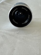 STEINHEIL ARGUS CINTAGON 35MM F/4.5 LENS W HOOD CASE FOR ARGUS C44 CLEAN GLASS