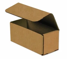 50 7" x 3" x 3" Kraft Corrugated Mailers Die Cut Tuck Flap Boxes