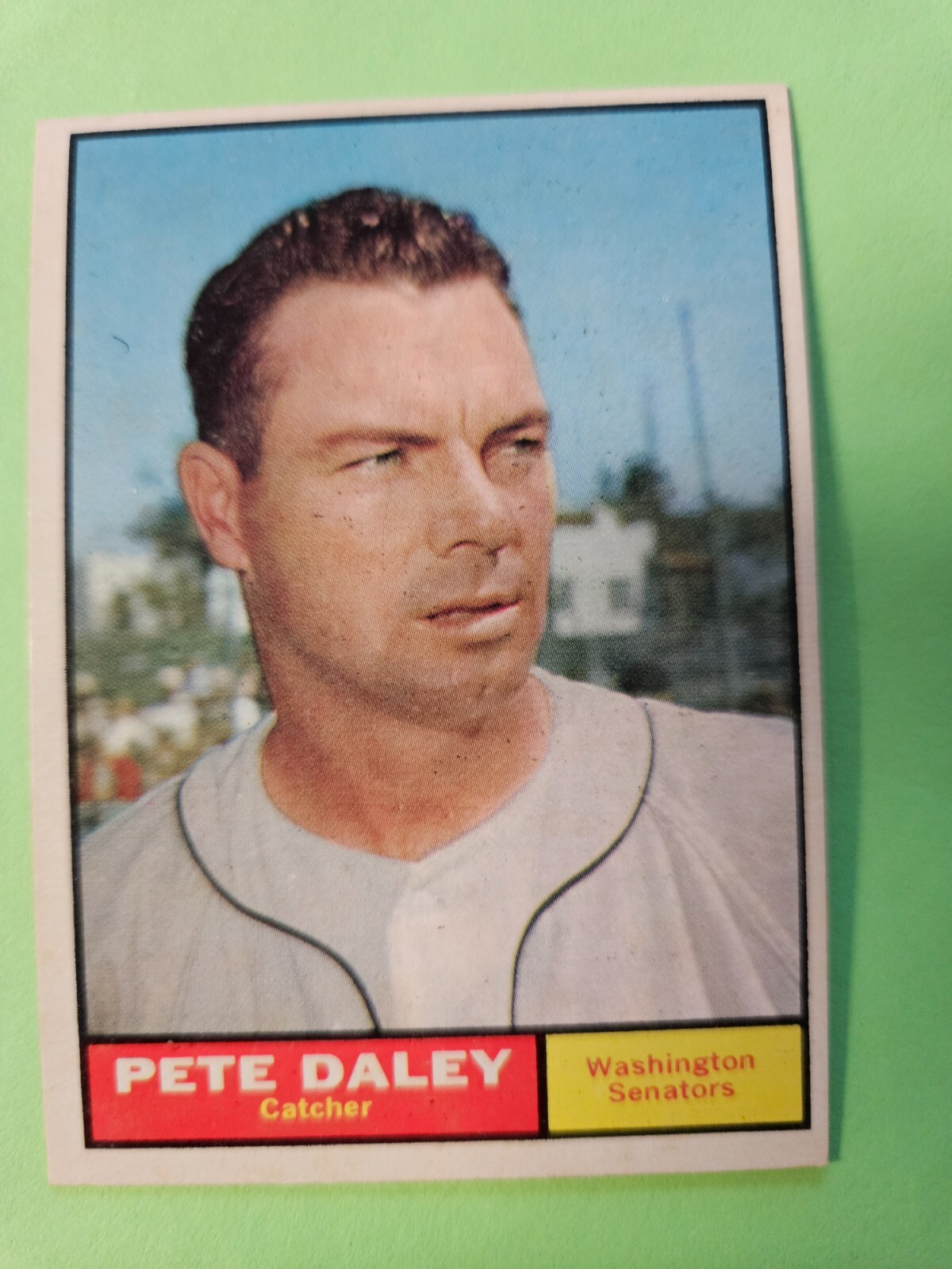 1961 Topps Baseball Pete Daley 158 Washington Senators eBay