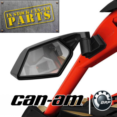 Can Am Maverick X3 MAX Side Mirrors Left & Right 2017-2022 - OEM Black Finish 715002898