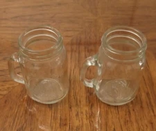 Vintage Glass Jar Harvest Time Set of 2