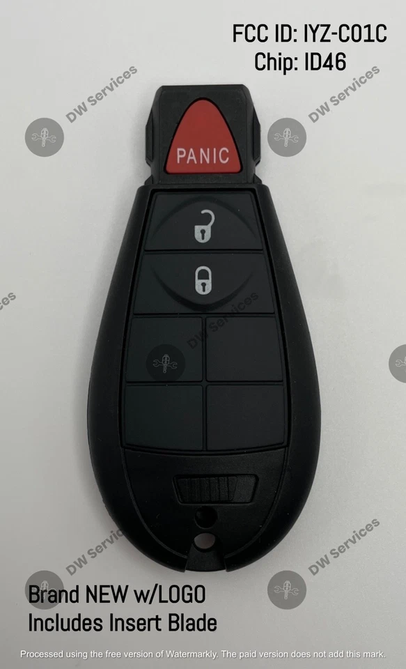 ¡NUEVO! OEM Genuino Volkswagen ROUTAN Entrada sin llave Mando a distancia FOBIK IYZ-C01C Foto 2 de 4