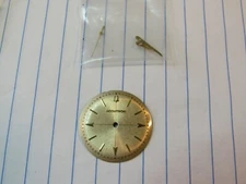 BULOVA  ACCUTRON 214 Men's CROSSHAIRS WATCH DIAL & Hands 1960s - 1970s (C-C)