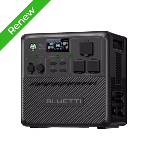 BLUETTI AC240 2400W 1536Wh Portable Power Station IP65 Water Resistant