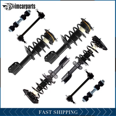 Front Rear Struts Spring Sway Bar 8pc For Pontiac Grand Prix Buick Century Regal