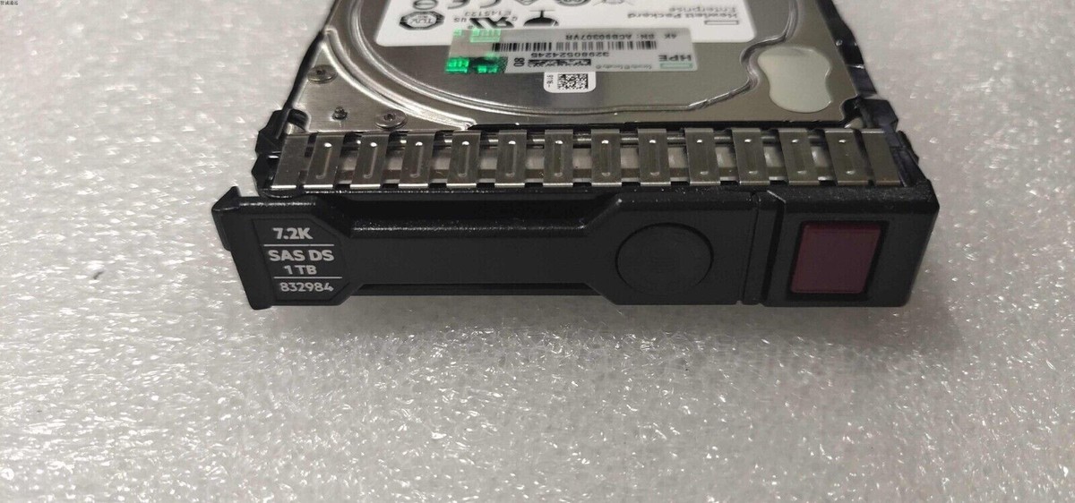 HPE 832984-001 832514-B21 1TB 7.2K 12G SFF 2.5 HPE 832984-001 832514-B21 1TB 7.2K 12G SFF 2.5