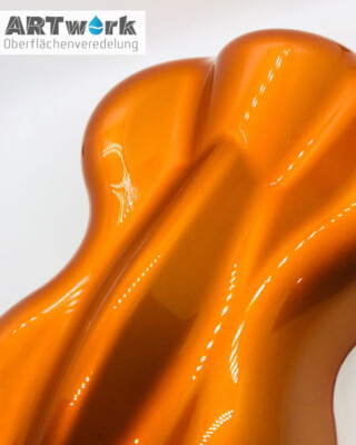 Effektlack Lasur Candylack Orange 1 Liter spritzfertig für Lackierpistole