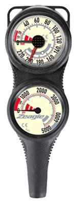 Zeagle 2 Gauge Combo Depth & Submersible Pressure Gauge Console