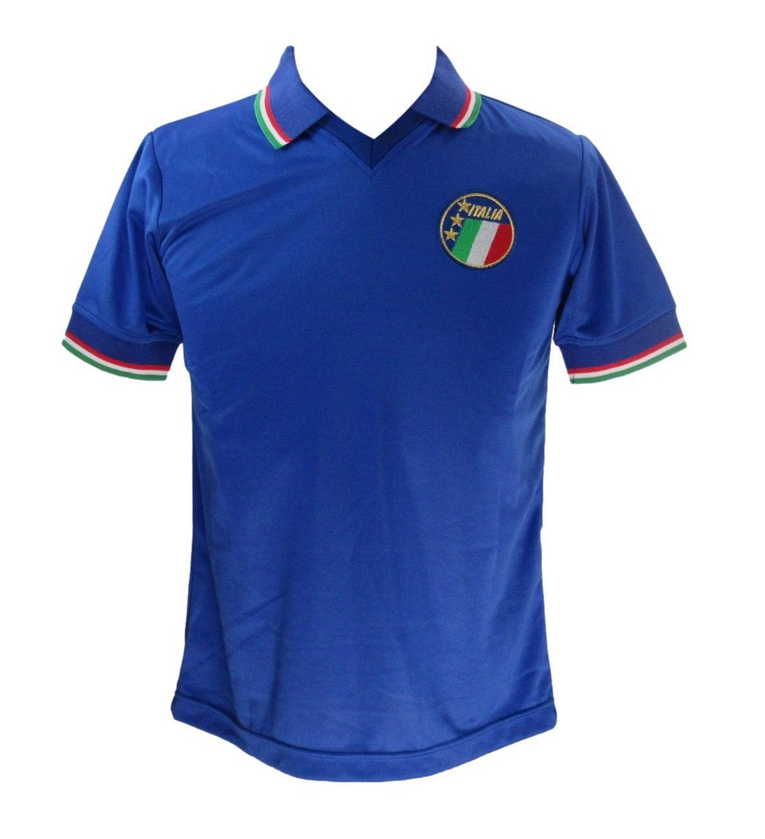 Roberto Baggio Signed Blue Italy TOFFS Soccer Jersey