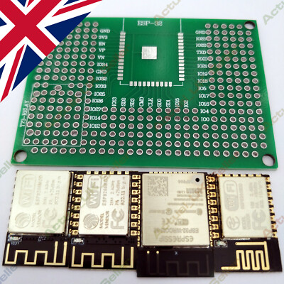   ESP32 ESP8266 Adapter Breakout Prototyping Proto Perfboard doppelseitig PCB