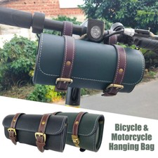 Bicycle Seat Bag Vintage Bike Saddle PU Leather Tail Bag Pannier Cycling Pouch
