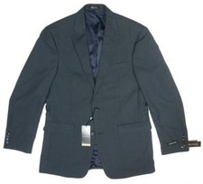 NEW JONES NEW YORK GRAHAM BLUE TONAL PLAID BLAZER JACKET SIZE 40L