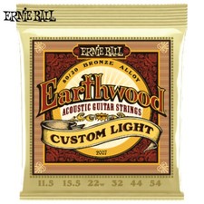 Ernie Ball 2007 Earthwood 80/20 Bronze Custom Light Acoustic Guitar Strings