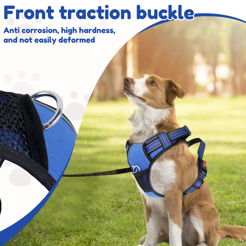 Dog Harness Breathable Mesh No Pull Pet Harness Soft Comfortable Dog Vest beYNx