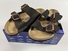 BIRKENSTOCK ARIZONA SOFT FOOTBED SUEDE MOCCA US 8 NWB