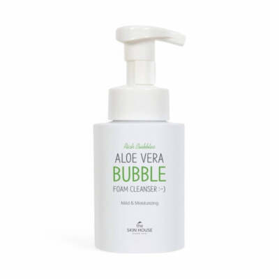 The SKIN HOUSE Aloe Vera Bubble Foam Cleanser 300ml #mde