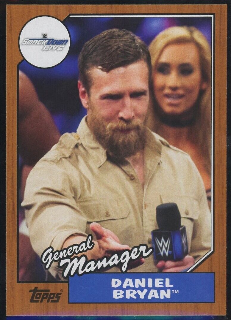 2017 Topps Heritage WWE Daniel Bryan Bronze Parallel #42