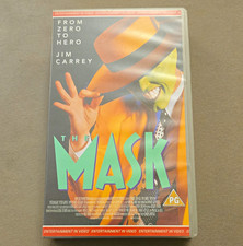 The Mask VHS PAL PG (1994) Comedy Superhero Jim Carrey Chuck Russell EiV
