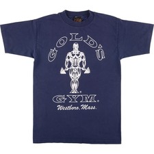 Vintage GOLD'S GYM Advertising T-shirt Men's Size Small