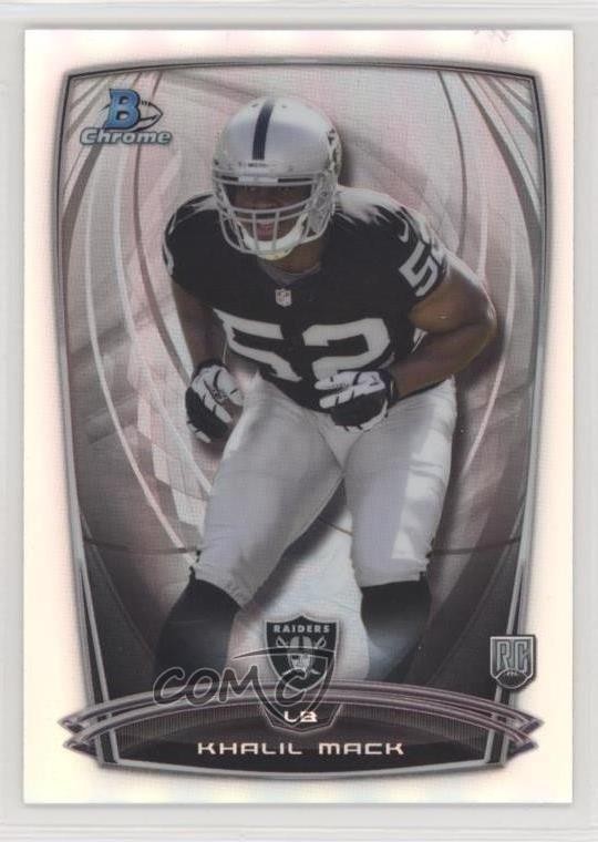 2014 Bowman Chrome Refractor Khalil Mack #123 0nr3