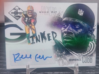2013 leaf limited inked randall cobb auto #ed 6/10!!!