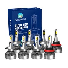 8pc H7 H8h9h11 Led Daytime High Low Beam Fog Light 140w To 2002-2006 Bmw 330xi