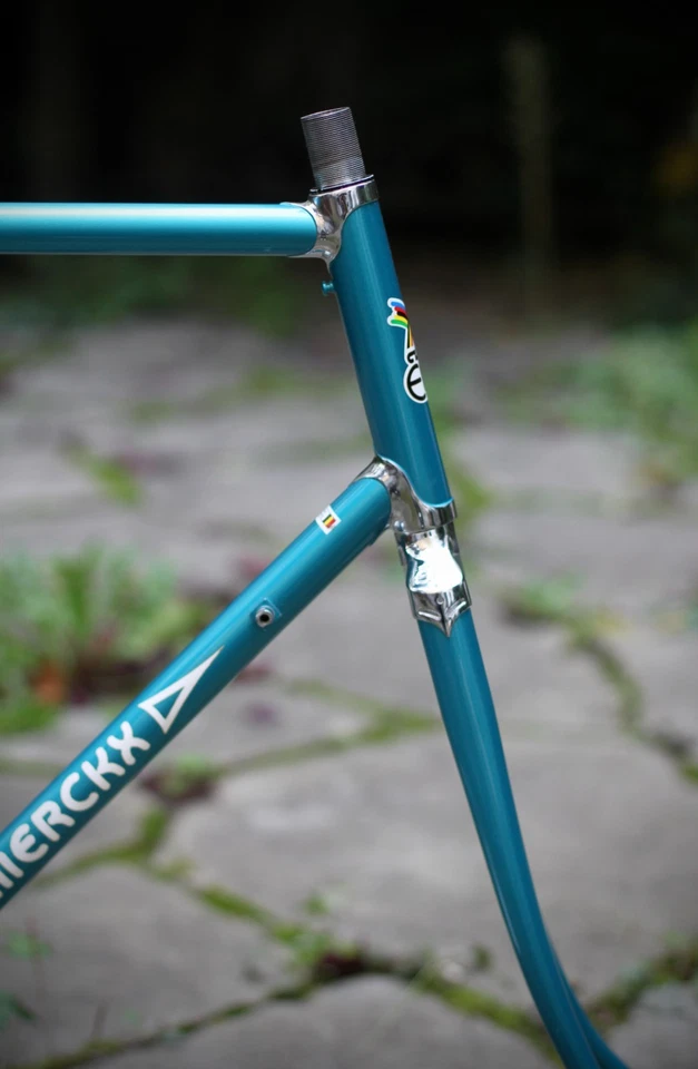 Eddy Merckx Columbus TSX Frame / 60 cm / Turquoise / Corsa Extra #VELOWIZARD - Bild 2 von 4