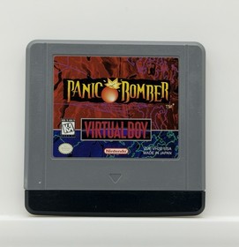 Panic Bomber With Manual Nintendo Virtual Boy