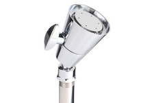 Shower Head Adjustable Chrome Plated Metal Fixed Showerhead 2.2" Face