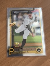 2025 Topps Chrome Paul Skenes #300 Base All-Star Gold Cup - Pittsburgh Pirates