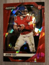 2025 Panini Prizm Draft Picks - Jaxson Dart #90 Red Ice Prizm (RC)