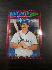 2026 Topps Heritage Davis Schneider #224 Chrome Burgundy Sparkle Blue Jays