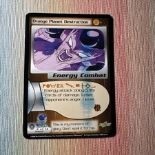2000 Dragon Ball Z TCG: Frieza Saga Orange Planet Destruction #1 (Ink Misprint)