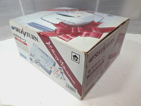 Sega Saturn White Console  Christmas Nights Winter Limited Edition Box Manual