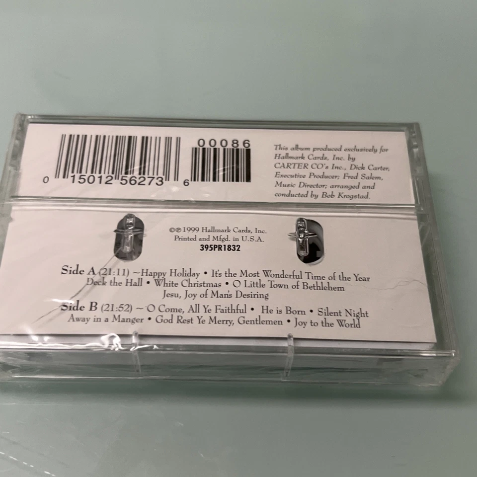 VTG NEW 1999 Hallmark cassette Listen It's Christmas Johnny Mathis CeCe Winans - Image 2 of 4