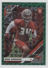 2019 Panini Donruss Optic Rookies Green Velocity Prizm Mike Edwards #136 2s1