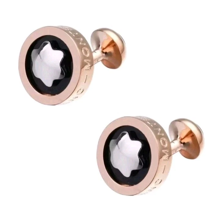 Montblanc Rose Gold Cufflinks for Men for sale | eBay