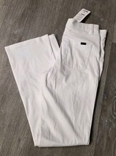 HUE DENIM BABY BOOTCUT WHITE JEGGINGS NWT