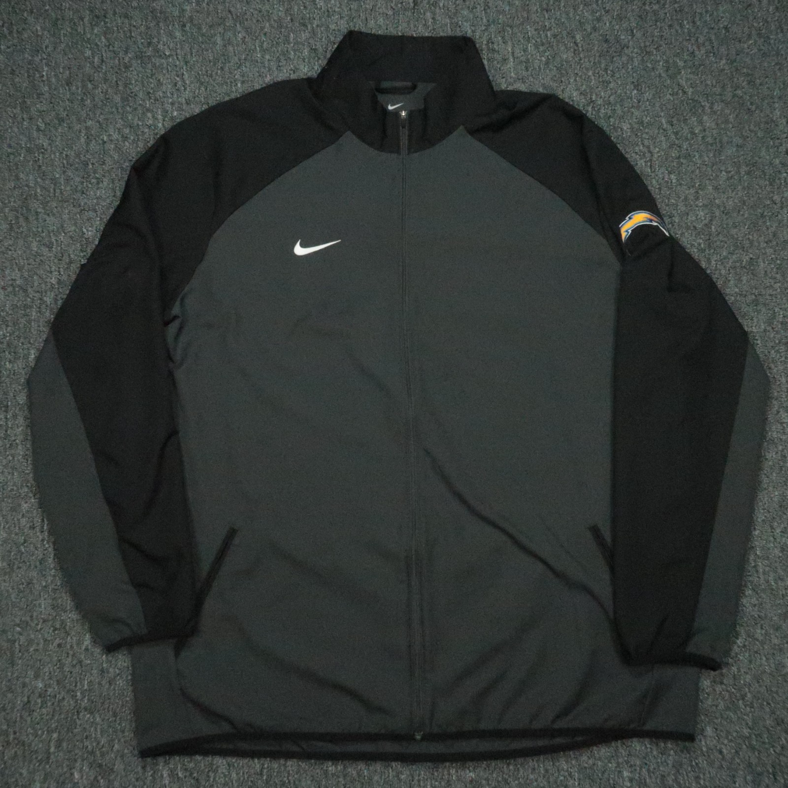 SACAI X NIKE Los Angeles Chargers Giacca Uomo 3XL Alta Grigio Nike Full Zip Tasche 3XLT