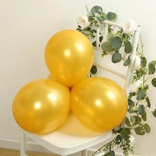 50 GOLD 12" Biodegradable Latex Balloons Party Wedding Event Decorations Sale