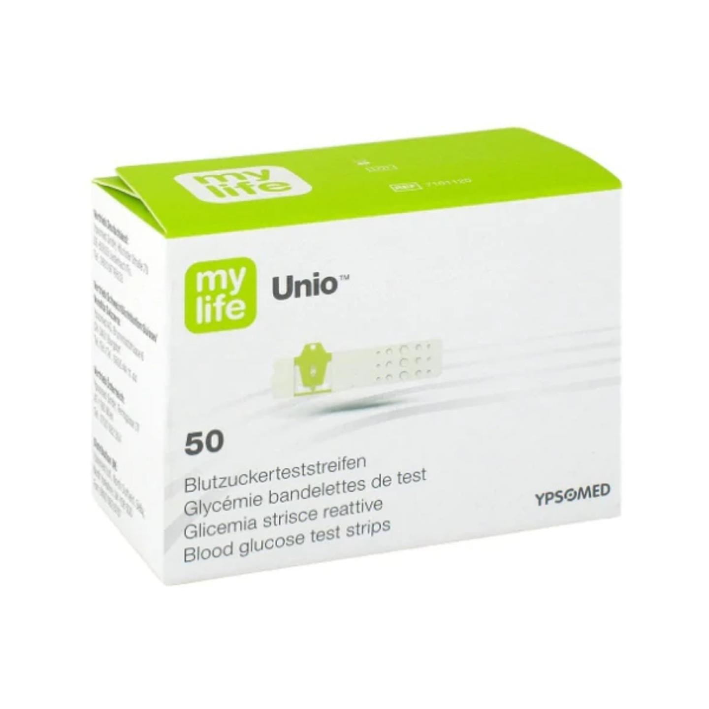 MyLife Unio Test Strips Pack of 50 Blood Sugar Quick Precise & Accurate